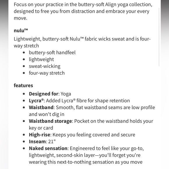 Lululemon Align camo cropped Leggings, size 2 - Picture 6 of 11